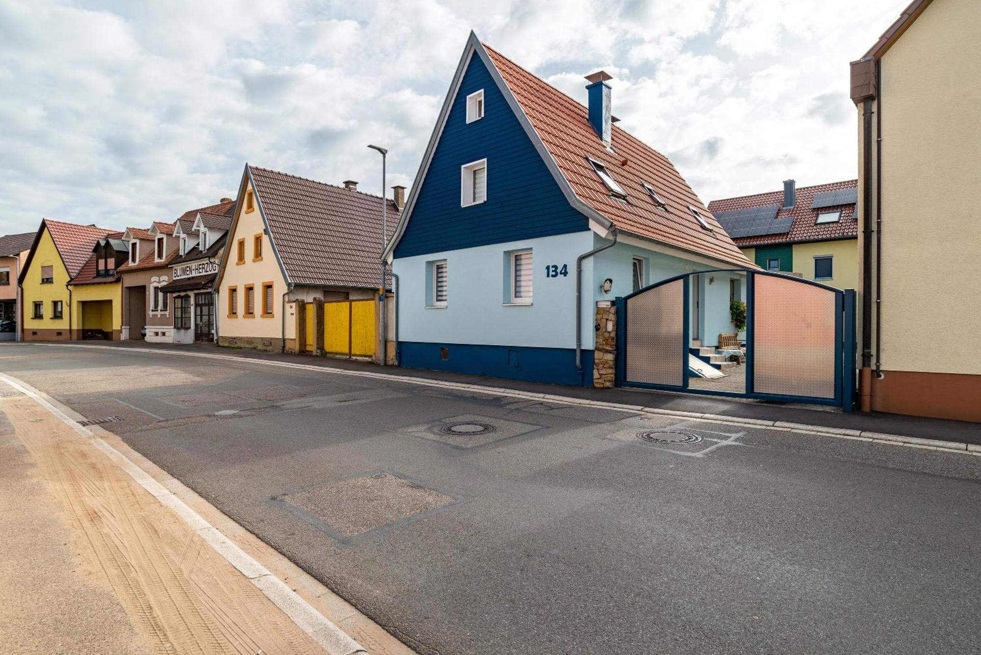Ferienwohnung Blaues Haus Ubstadt-Weiher Kültér fotó